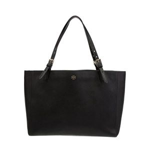 Tory Burch black saffiano tote
